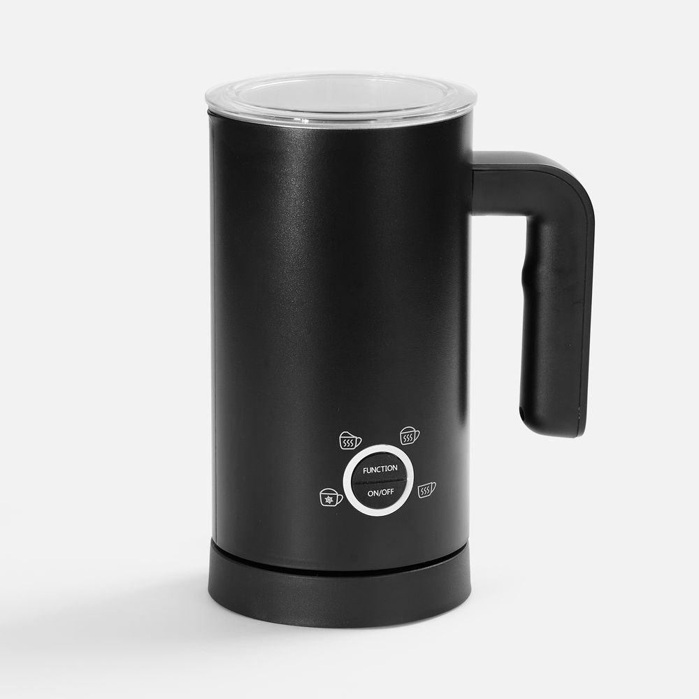 Электрический вспениватель молока Creamistry, черный с логотипом