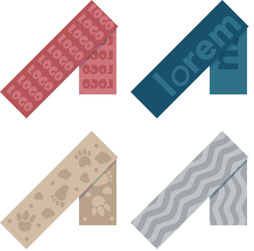 Шарф на заказ Pluche Grand, XXL, акрил с логотипом