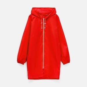 Дождевик Rainman Zip, красный с логотипом