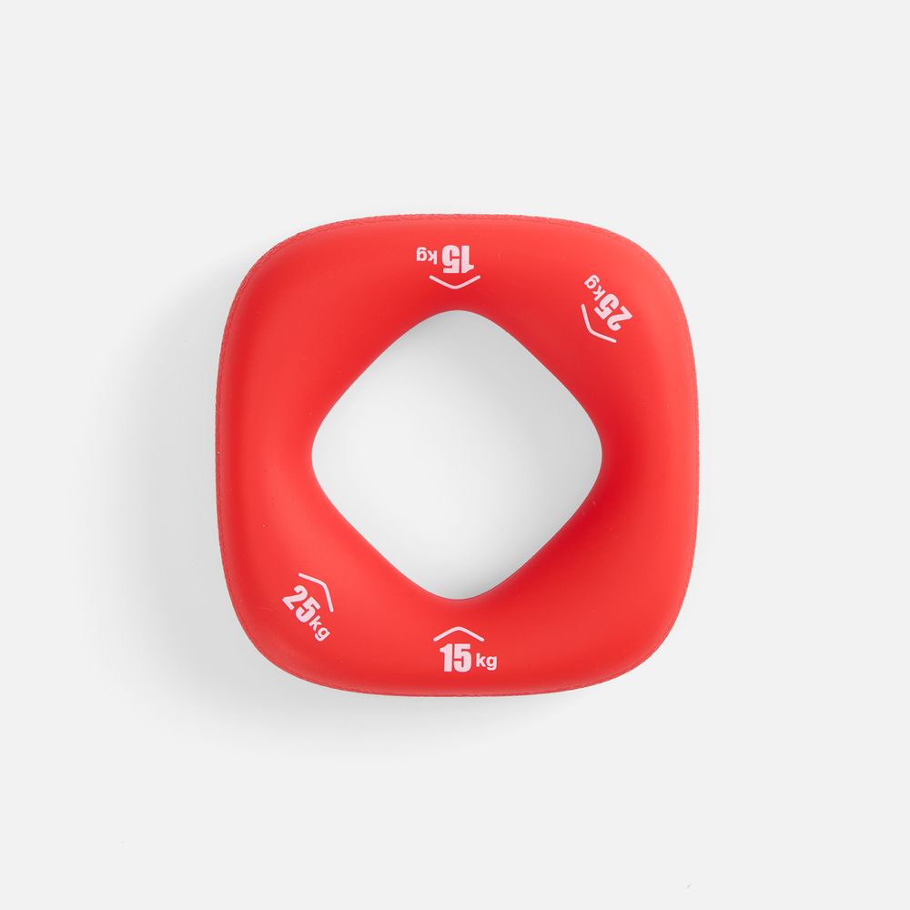 Эспандер кистевой Doubly, красный с логотипом