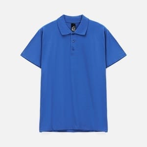 Рубашка поло мужская Prescott Men 170, ярко-синяя (royal) с логотипом