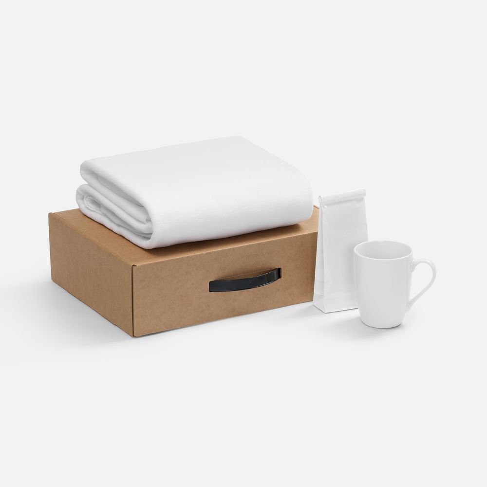 Набор Warm Spell, белый с логотипом