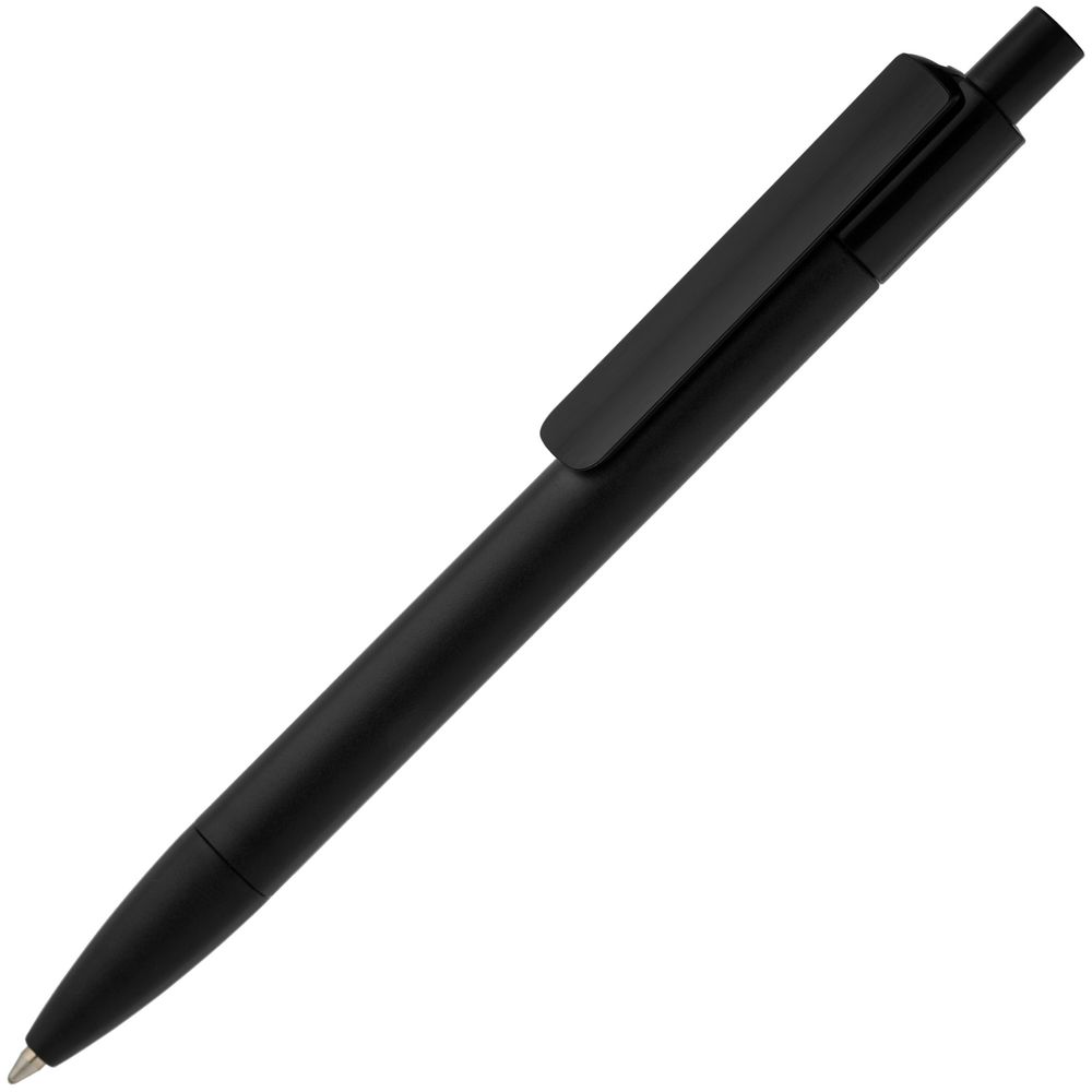 Ручка шариковая Prodir DS4 PMM-P, черная с логотипом