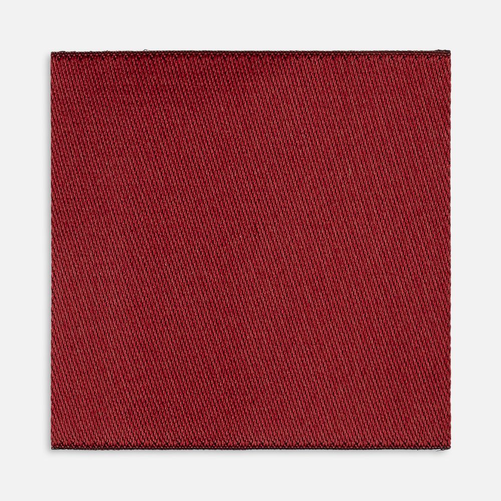 Лейбл тканевый Epsilon, L, бордовый с логотипом