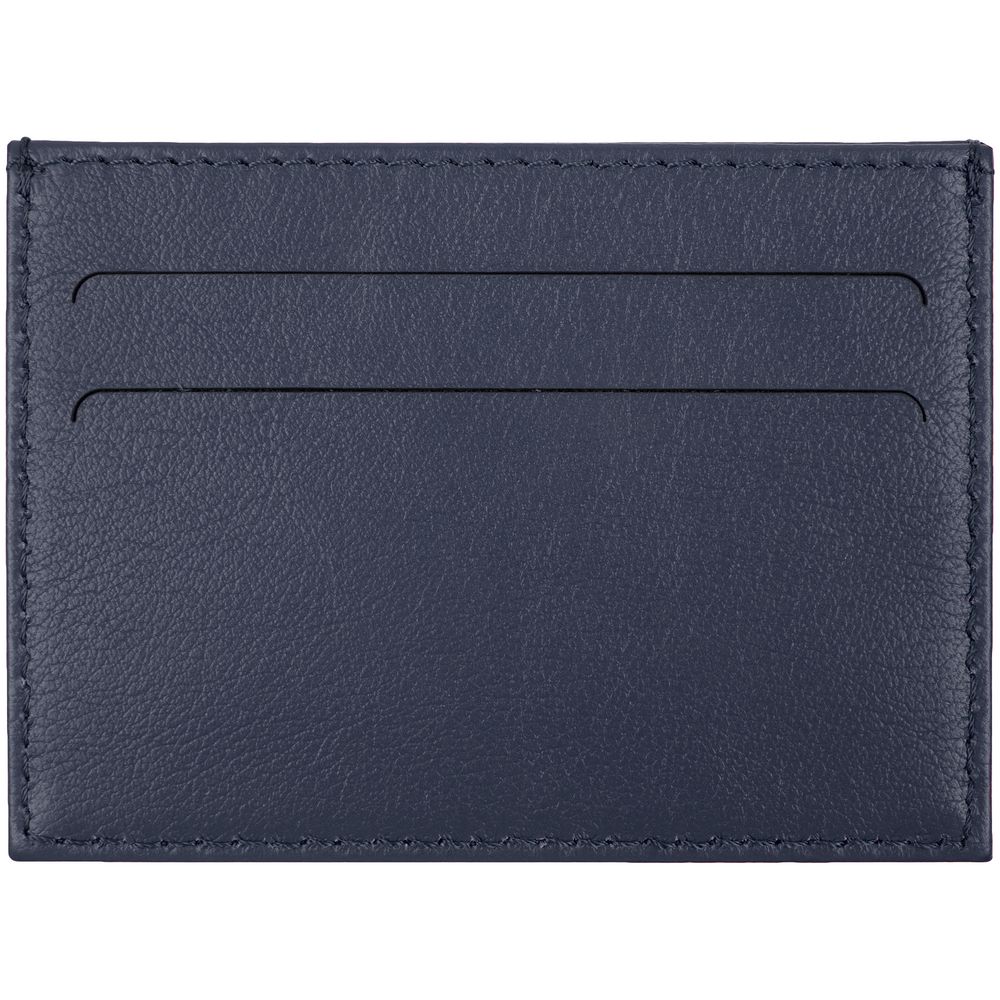 Чехол для карточек Top Mini, синий с логотипом