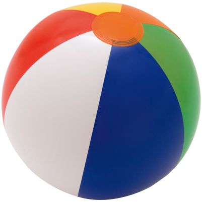 Надувной пляжный мяч Sunny Fun с логотипом