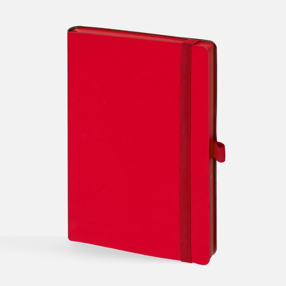 Ежедневники с логотипом с печатью логотипа. Ежедневник Peel Flex, недатированный по цене 939 ₽ руб. (артикул 26687.50) Ежедневник Peel Flex, недатированный, красный