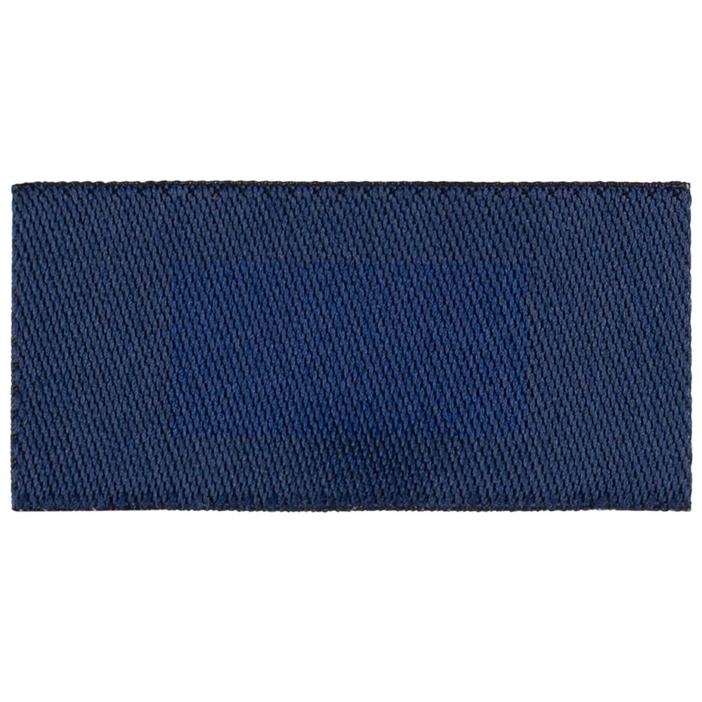 Лейбл тканевый Epsilon, XXS, темно-синий с логотипом