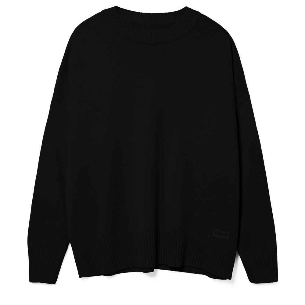 Джемпер оверсайз унисекс Stated в сумке, черный с логотипом