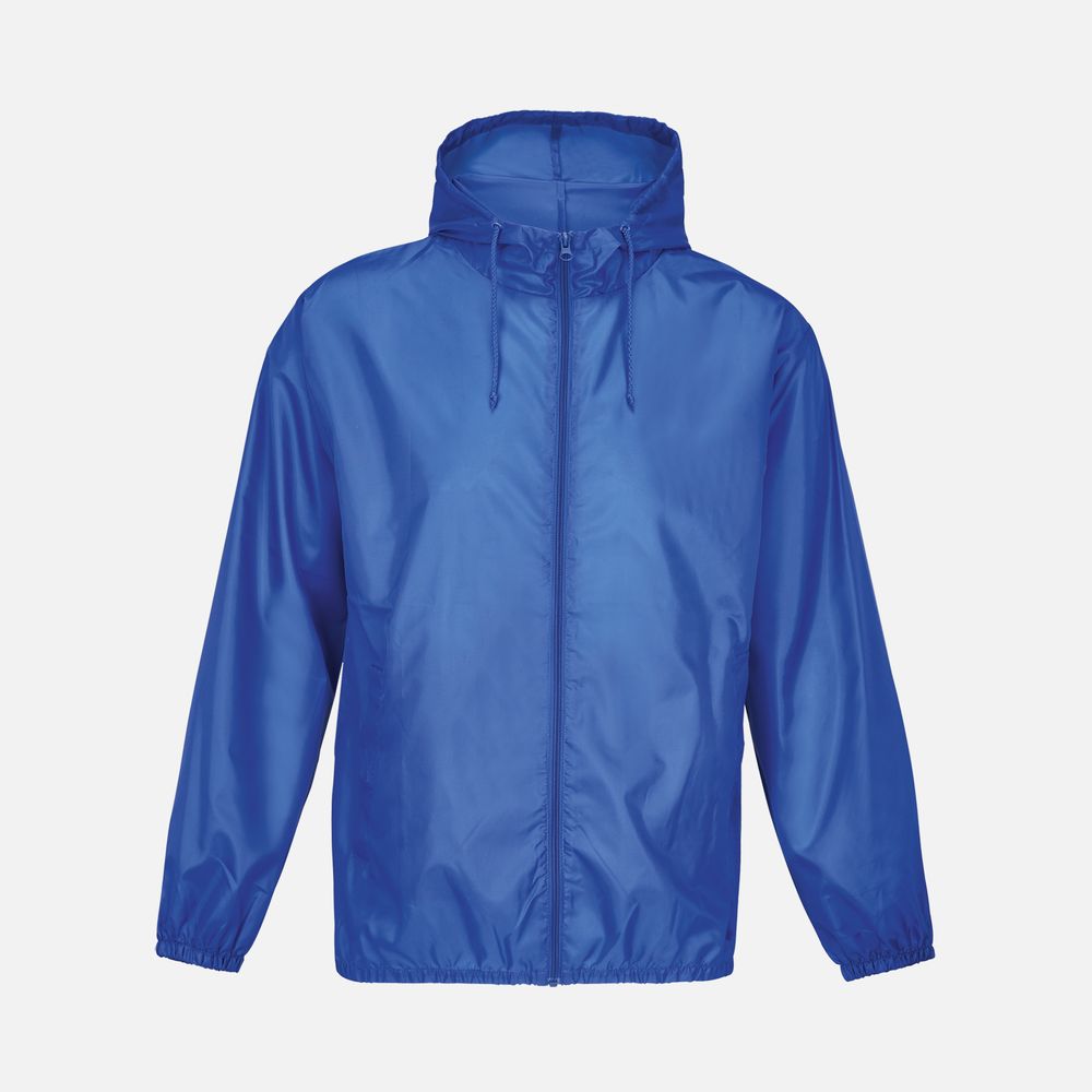 Ветровка унисекс Shield, ярко-синяя (royal) с логотипом