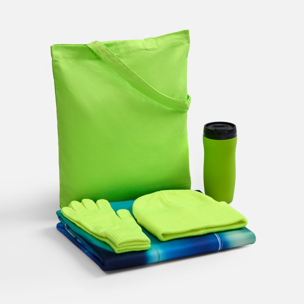 Набор «Северное сиятельство», зеленое яблоко с логотипом