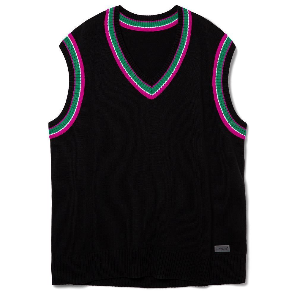 Жилет оверсайз унисекс Cornell в сумке, черный с логотипом