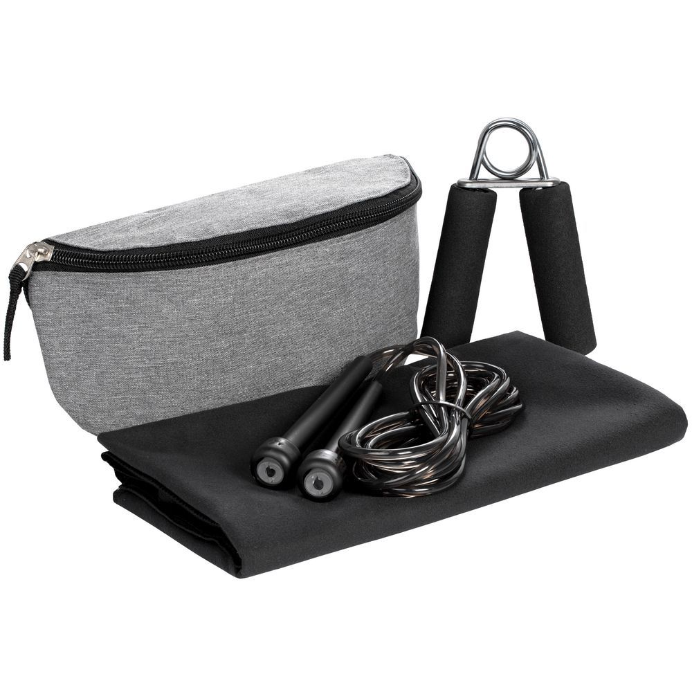 Набор Fitness Jet, черный с логотипом