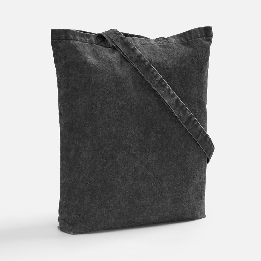 Сумка для покупок Berwi, черная с логотипом