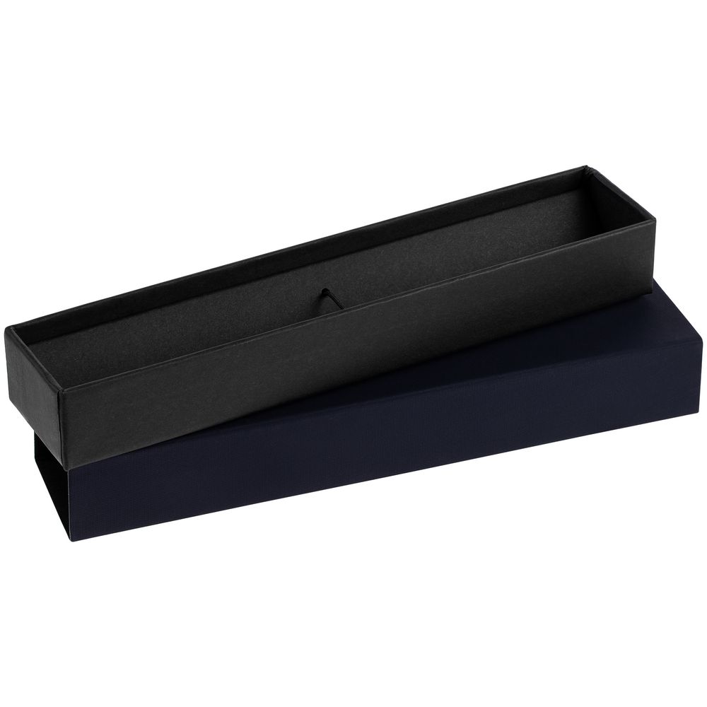 Футляр для ручки Solus, синий с логотипом