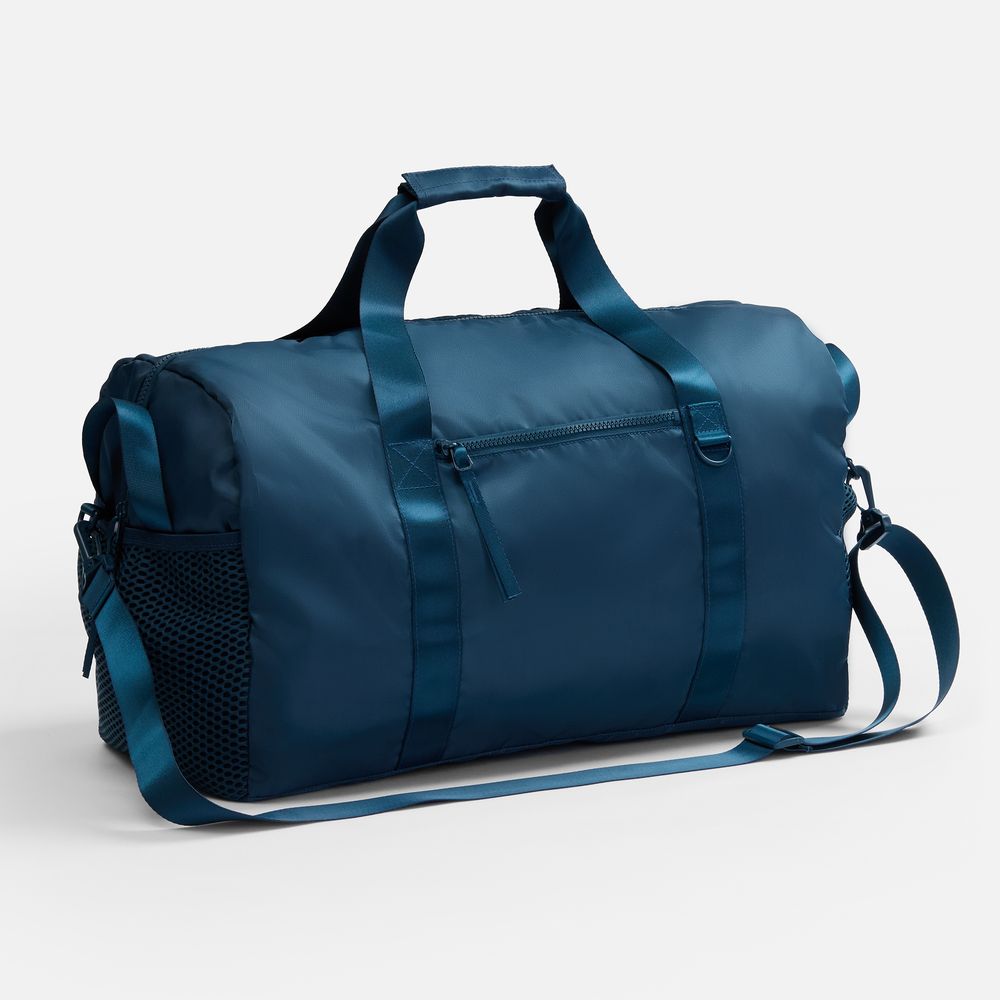 Спортивная сумка Verkko, темно-синяя с логотипом