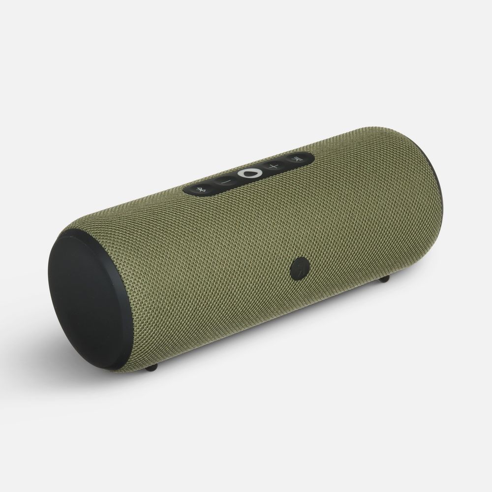 Умная колонка «Яндекс Станция Стрит», зеленая с логотипом