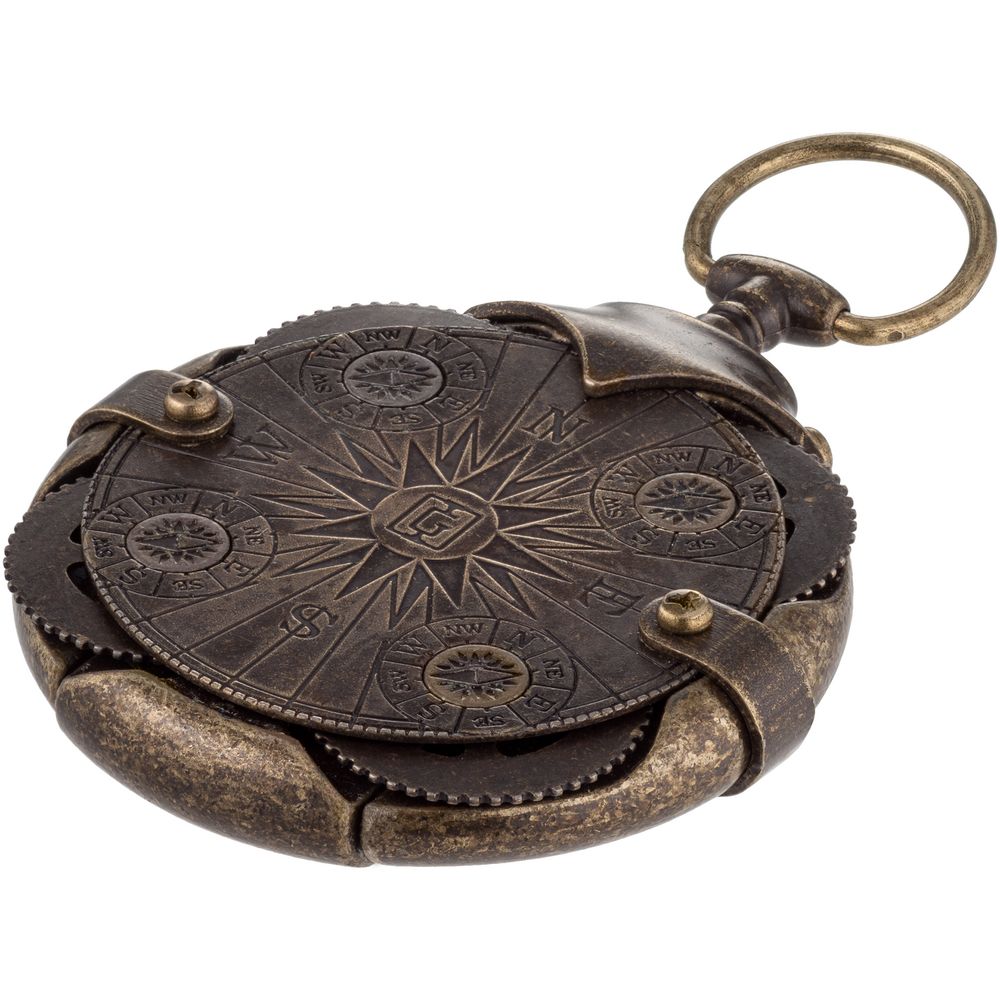 Флешка «Криптекс»® Compass Lock, 64 Гб с логотипом