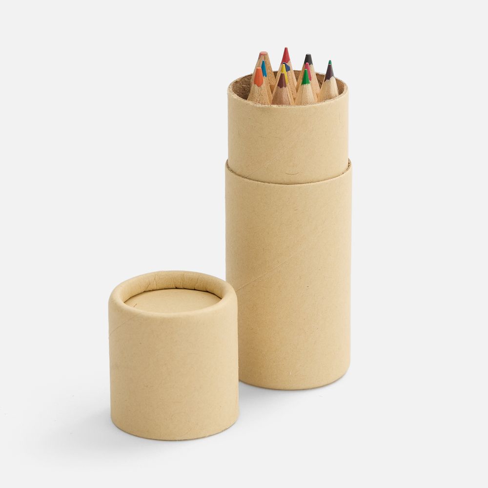 Набор цветных карандашей Pencilvania Tube с логотипом