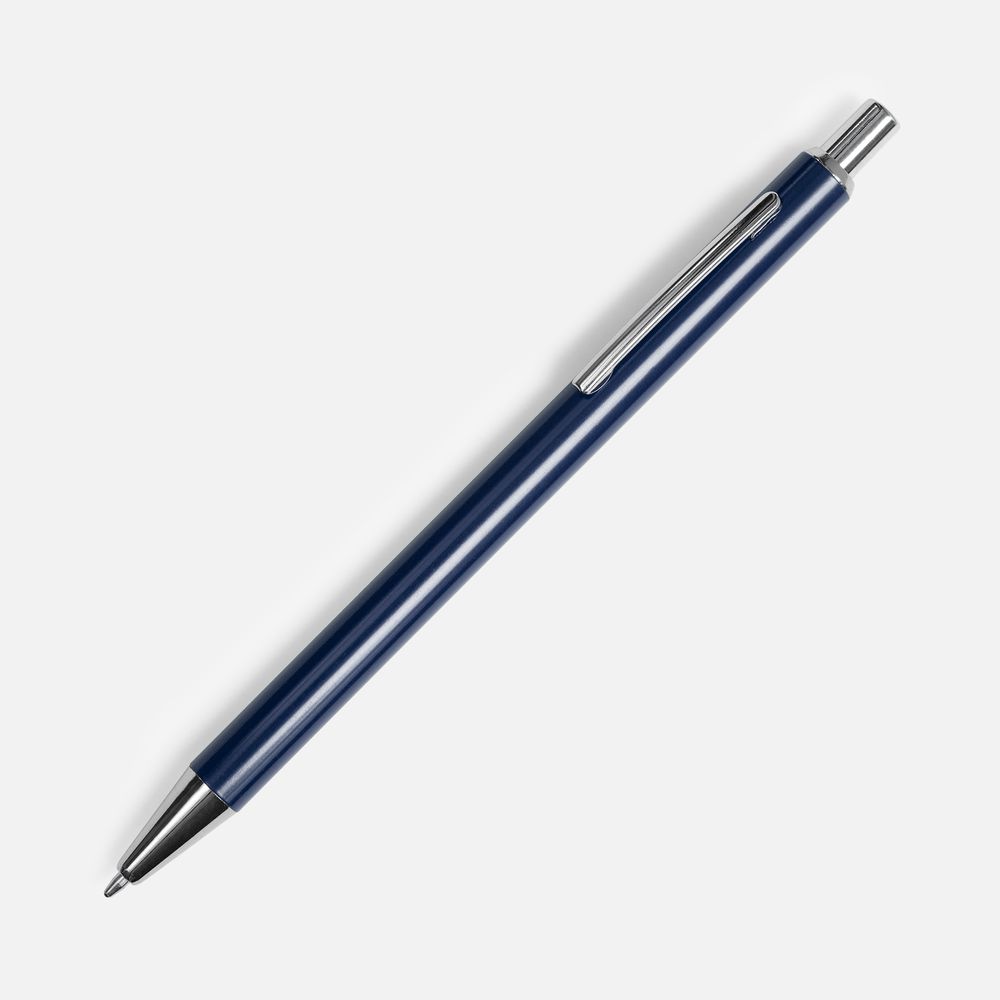 Ручка шариковая Mastermind, синяя с логотипом