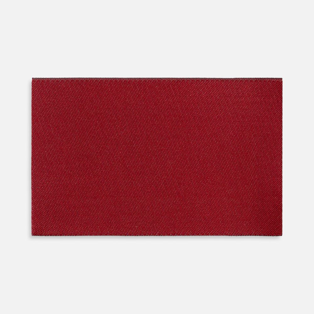 Лейбл тканевый Epsilon, XL, бордовый с логотипом