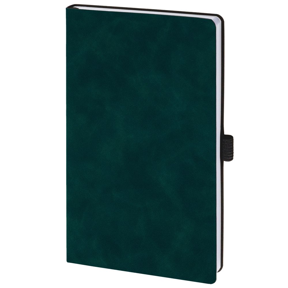 Ежедневник Nubuck Touch, недатированный, зеленый с логотипом