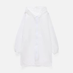 Дождевик Rainman Zip, белый с логотипом