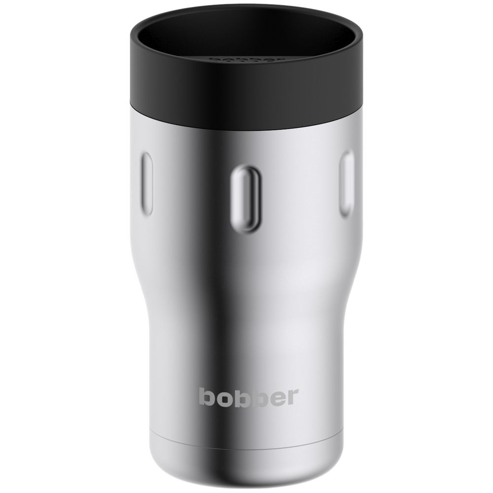 Термостакан Tumbler 350, вакуумный, стальной матовый с логотипом