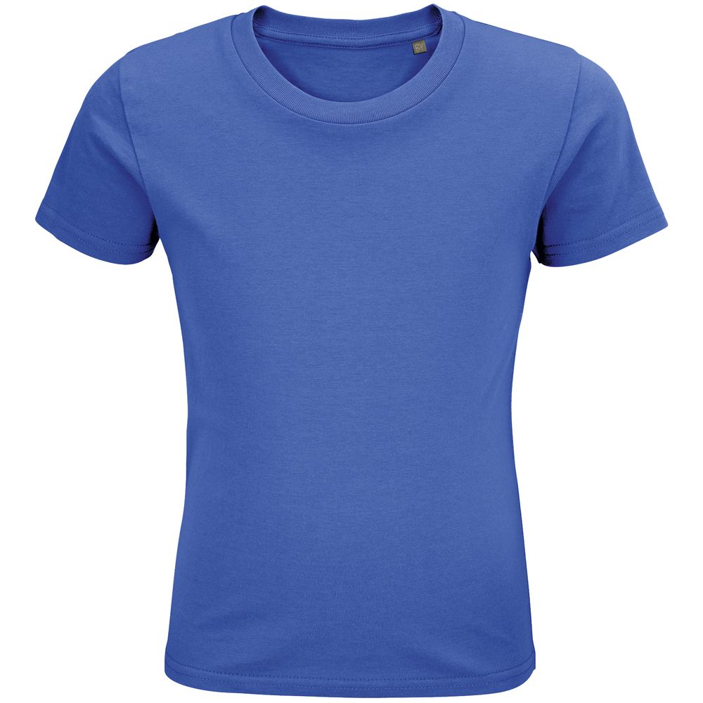 Футболка детская Pioneer Kids, ярко-синяя с логотипом