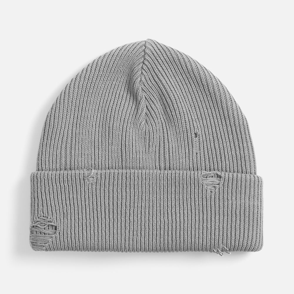 Шапка Ribelle, серая с логотипом