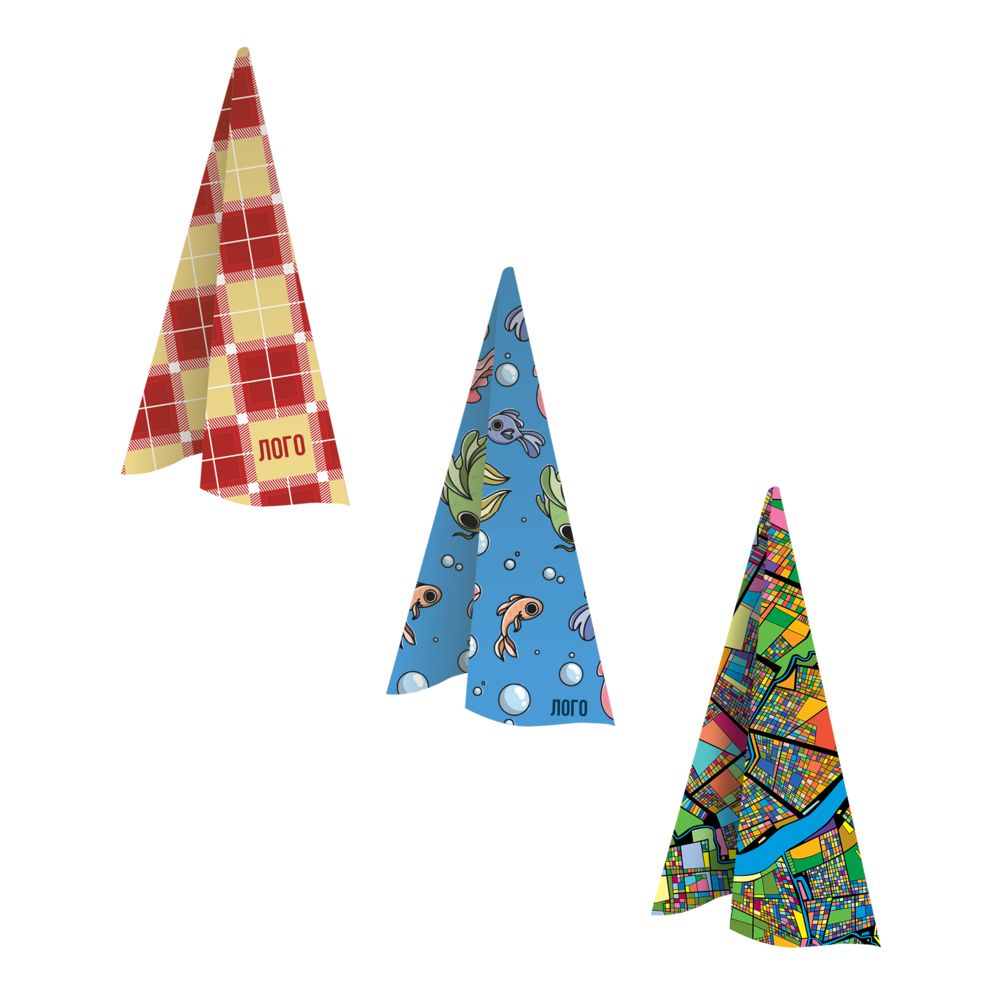 Полотенце на заказ Full Color, среднее с логотипом