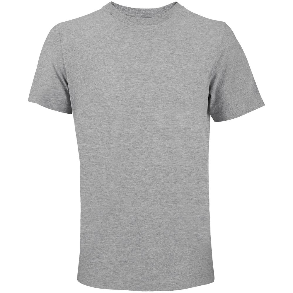 Футболка унисекс Tuner, светло-серый меланж с логотипом