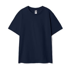 Футболка детская Regent Kids 150, темно-синяя (navy) с логотипом