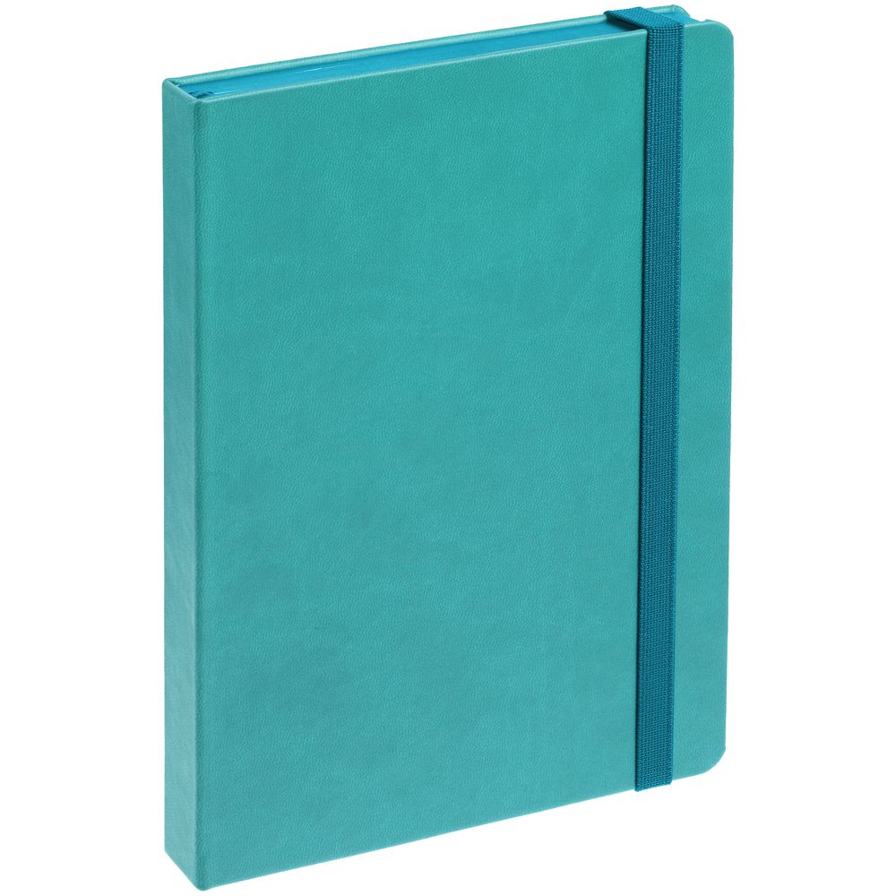 Ежедневник New Factor, недатированный, бирюзовый с логотипом