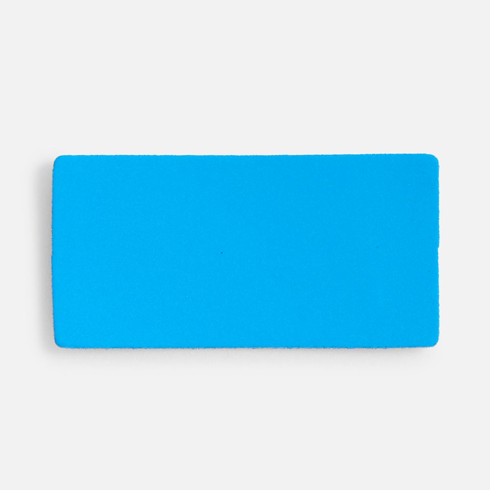Лейбл Listra Soft Touch, XS, голубой с логотипом