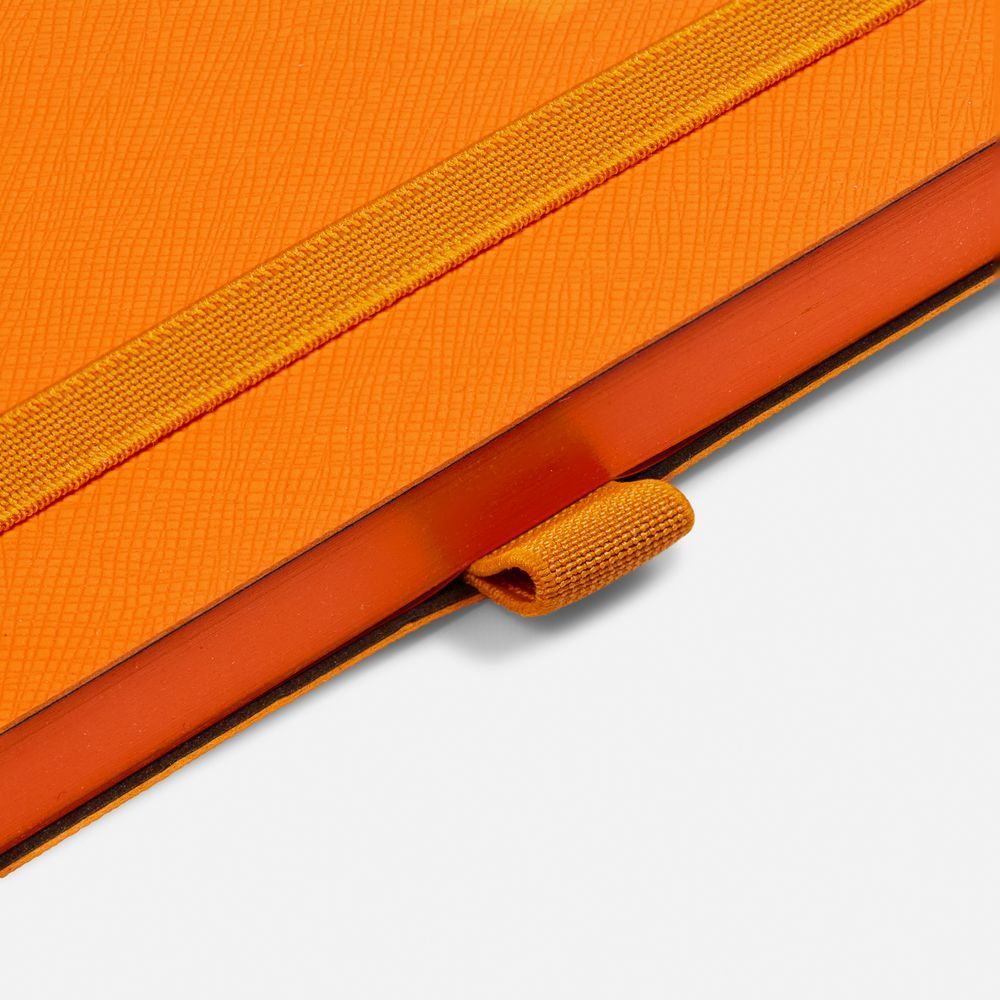 Ежедневники с логотипом с печатью логотипа. Ежедневник Peel Flex, недатированный по цене 939 ₽ руб. (артикул 26687.20) Ежедневник Peel Flex, недатированный, оранжевый