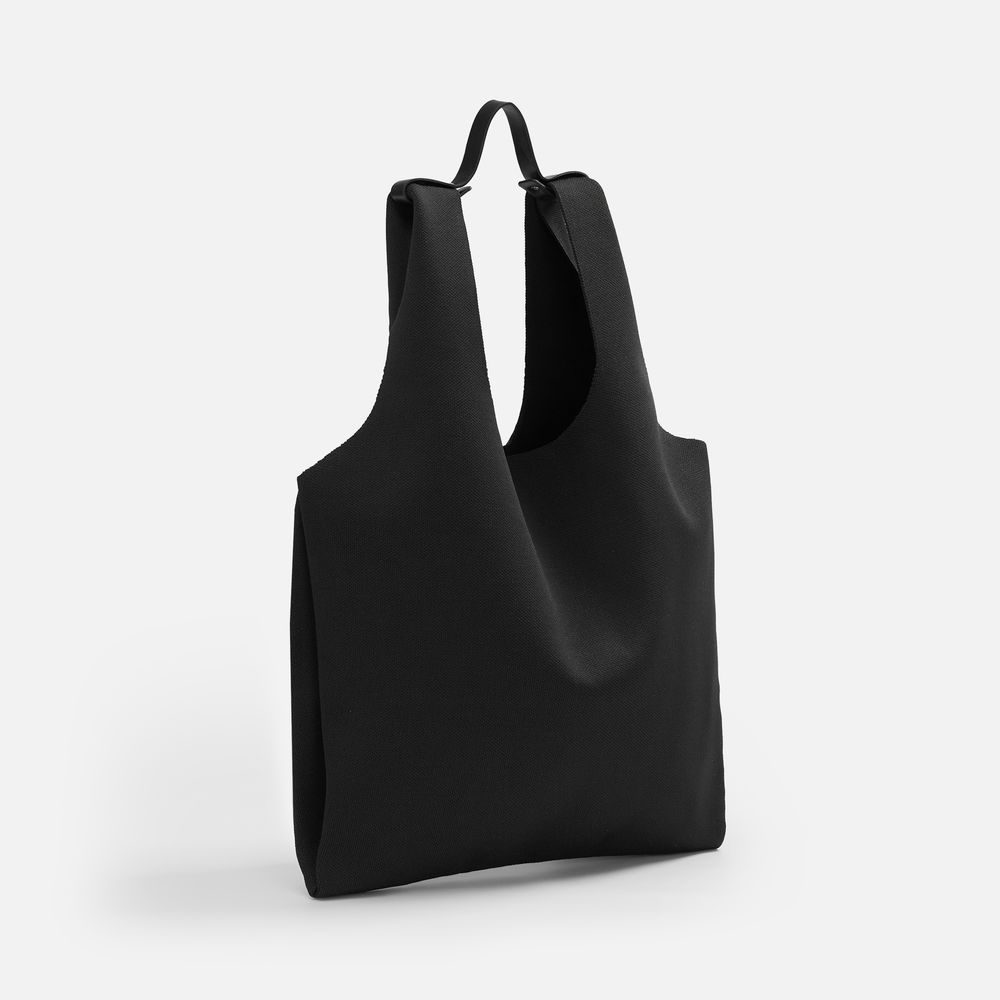 Сумка Aperto, черная с логотипом