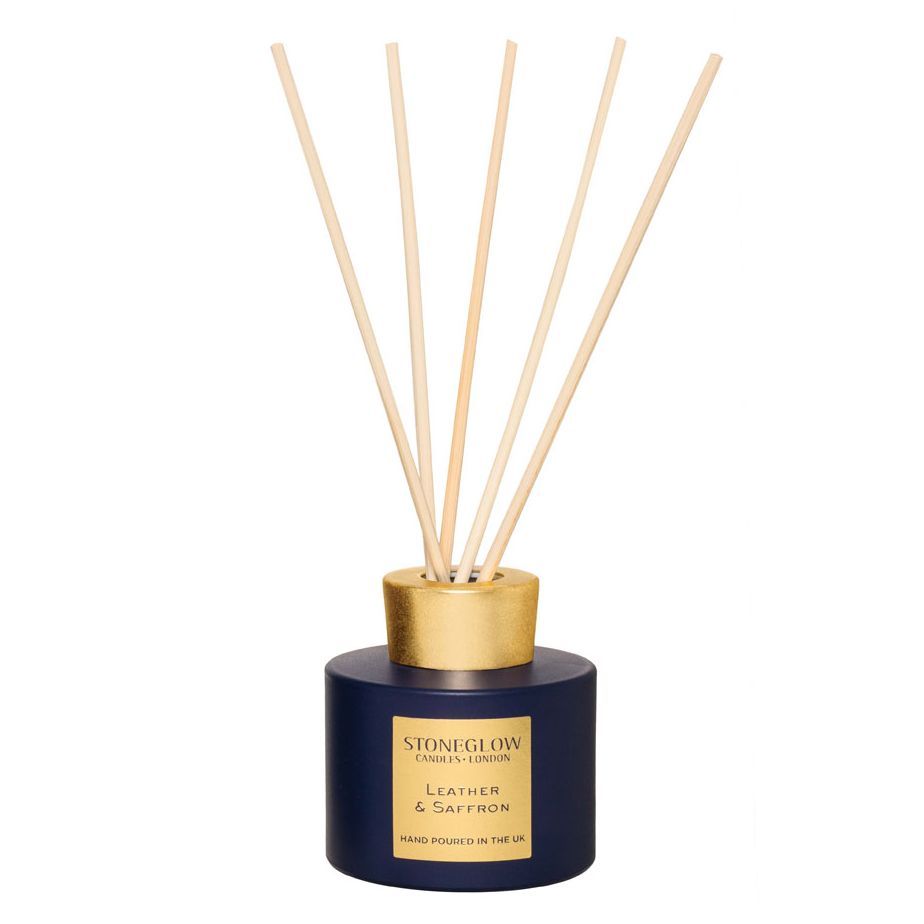 Диффузор Stoneglow Candles, древесина, кожа, шафран с логотипом