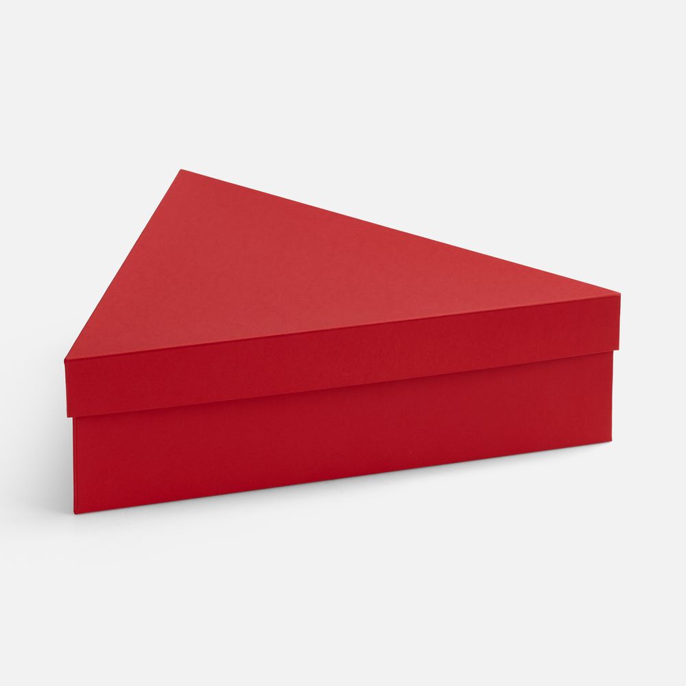 Коробка Trigon, красная с логотипом