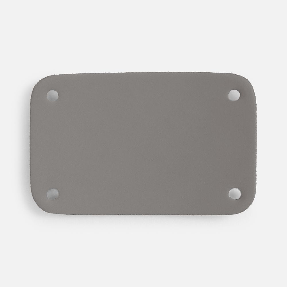 Лейбл Eta Soft Touch, S, серый с логотипом