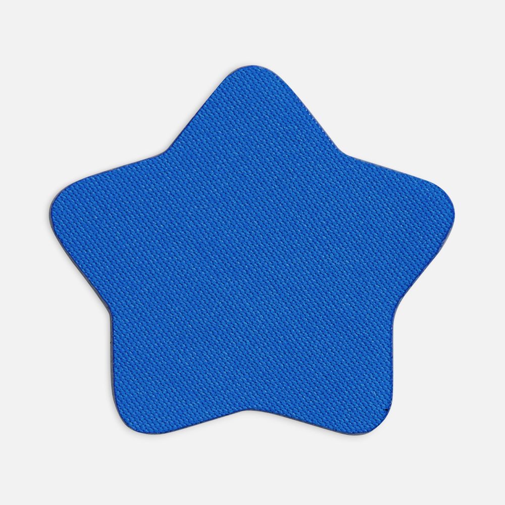 Наклейка тканевая Lunga Bial, M, синяя с логотипом