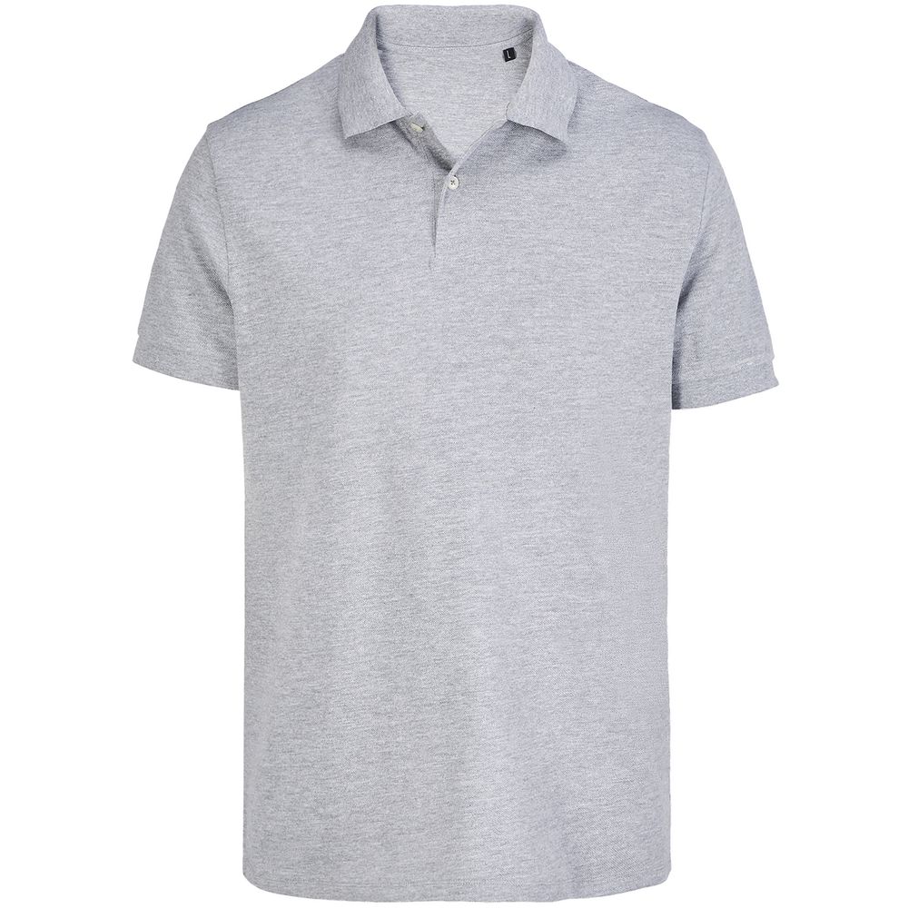 Рубашка поло женская Pacific Women, серый меланж с логотипом