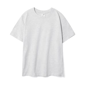 Футболка детская Regent Kids 150, светлый меланж с логотипом