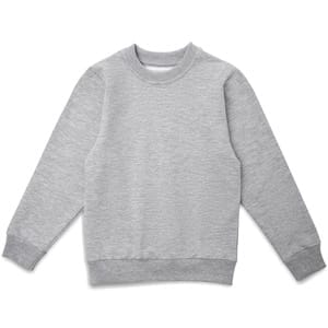 Свитшот детский Toima Kids 2.0, серый меланж с логотипом