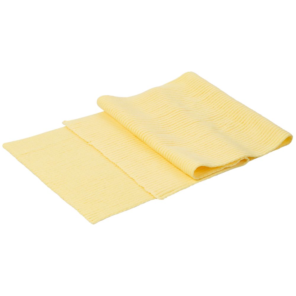 Шарф Yong, светло-желтый с логотипом