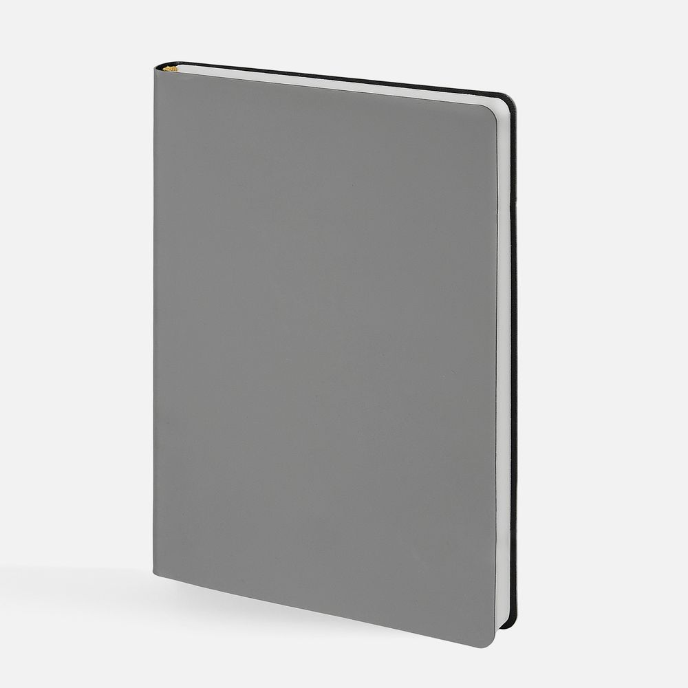 Ежедневник Flex Shall New, недатированный, темно-серый