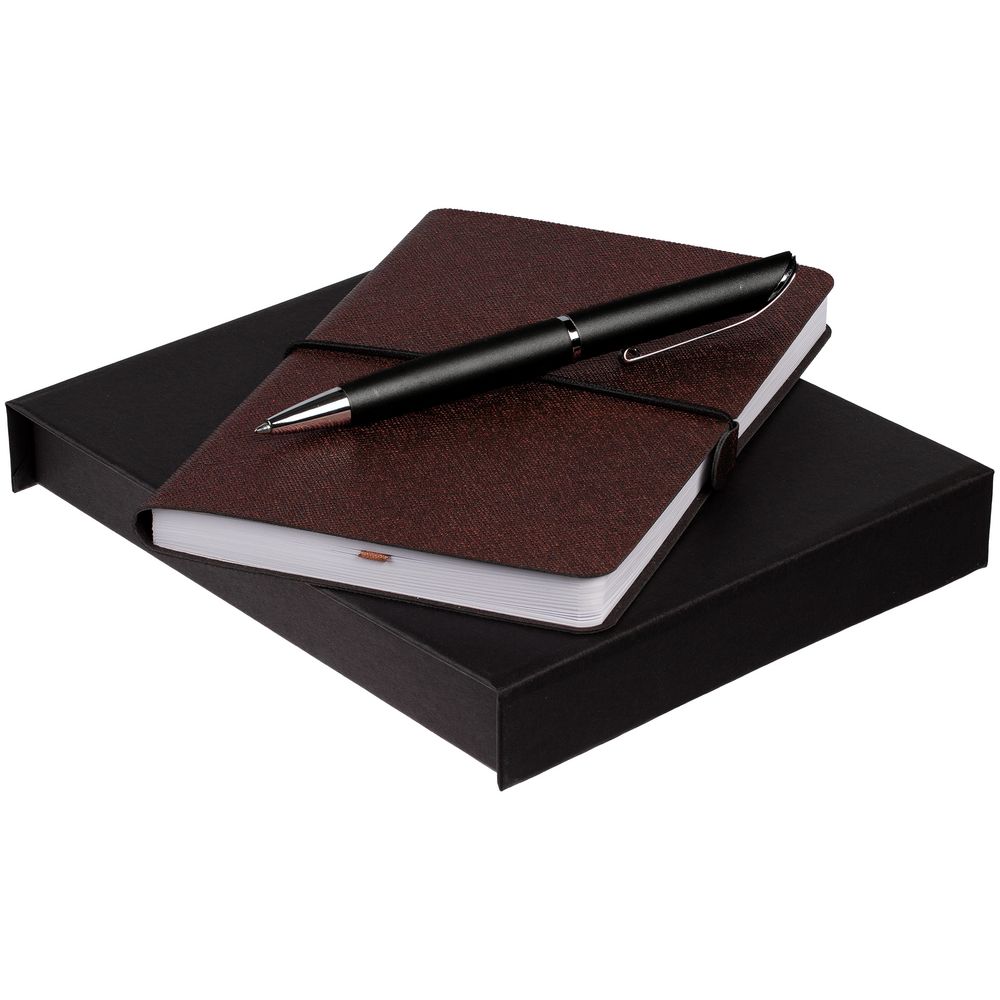 Набор Saffian Mini, коричневый с логотипом