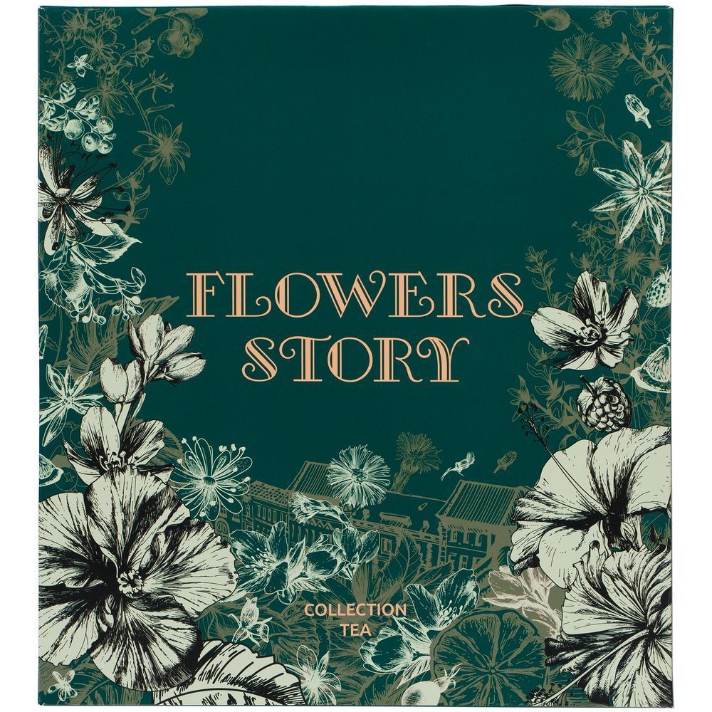 Набор чая Flowers Story с логотипом