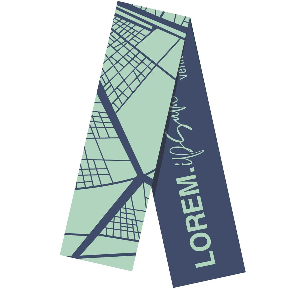 Шарф на заказ Tricksy Classic Net, L, акрил с логотипом