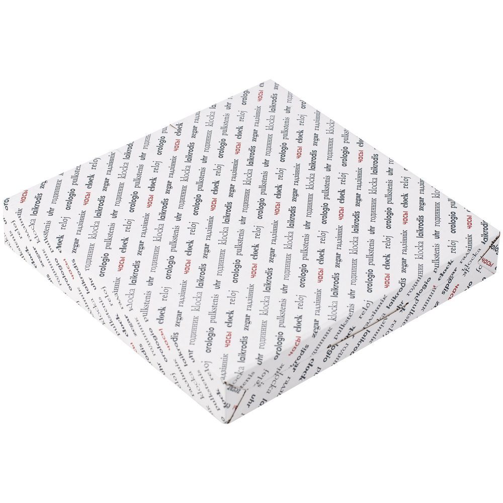 Часы и метеостанции с печатью логотипа. Часы настенные Vivid Large по цене 678 ₽ руб. (артикул 5590.30) Часы настенные Vivid Large, черные